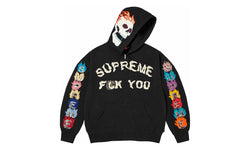 Supreme Supreme Fuck You Zip Up Hooded Sweatshirt Black