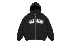 Supreme Arc Thermal Lined Zip Up Hooded Sweatshirt Black