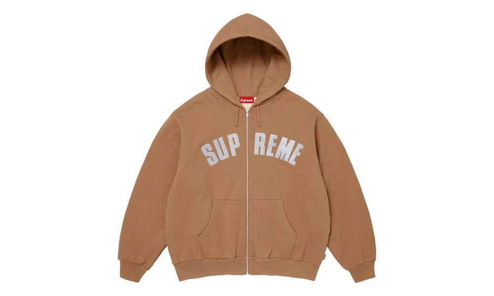 Supreme Supreme Arc Thermal Lined Zip Up Hooded Sweatshirt