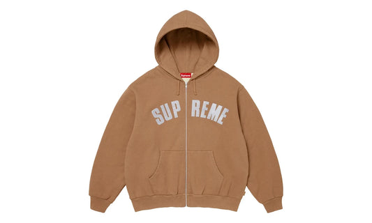 Supreme Supreme Arc Thermal Lined Zip Up Hooded Sweatshirt