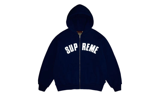 Supreme Supreme Arc Thermal Lined Zip Up Hooded Sweatshirt Royal