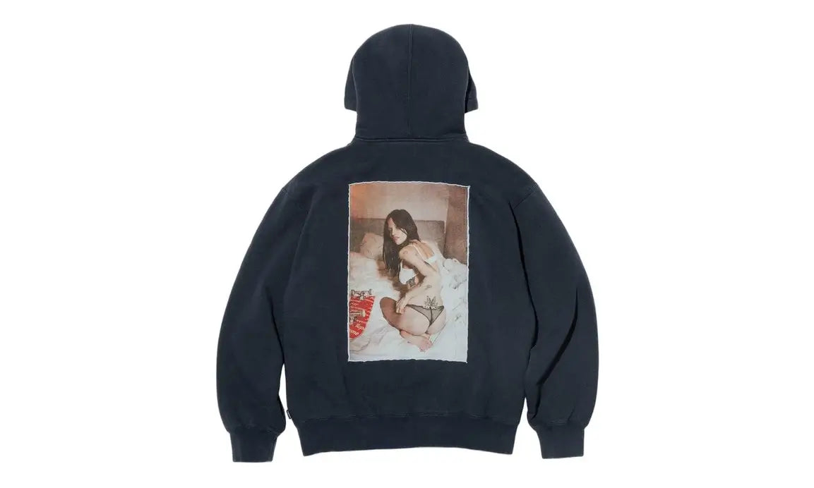 Supreme Supreme Larry Clark Zip Up Hooded Sweatshirt Navy