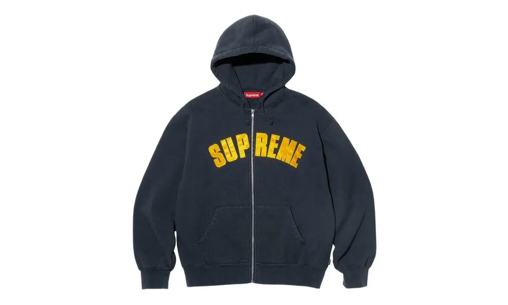 Supreme Supreme Larry Clark Zip Up Hooded Sweatshirt Navy