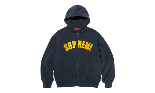 Supreme Supreme Larry Clark Zip Up Hooded Sweatshirt Navy