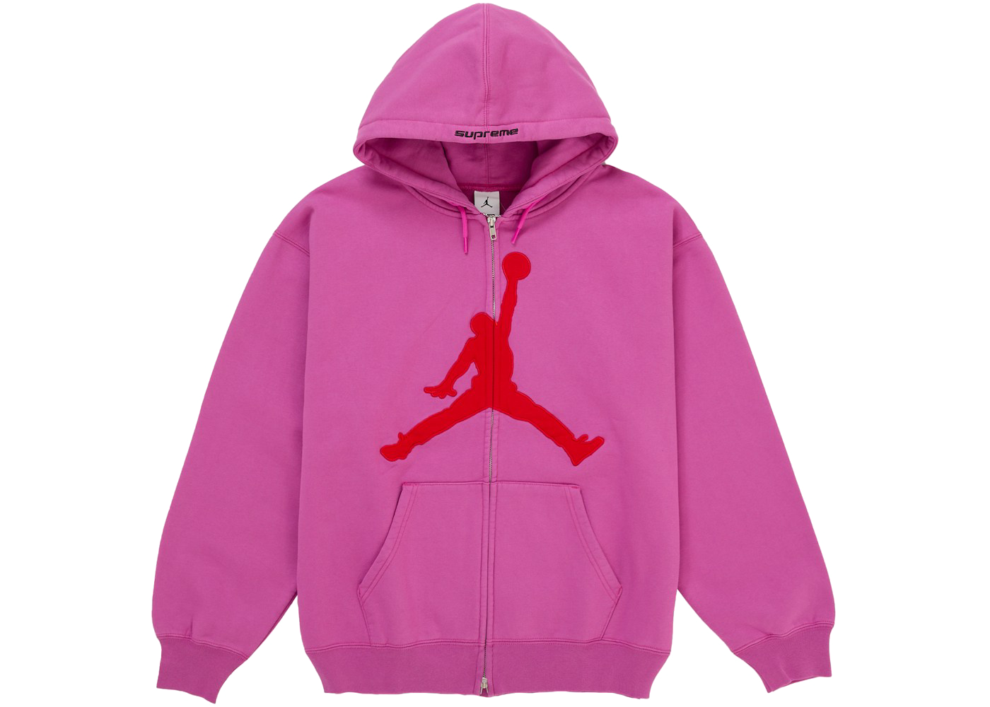 Supreme Jordan Hooded Sweatshirt (SS26) Pink