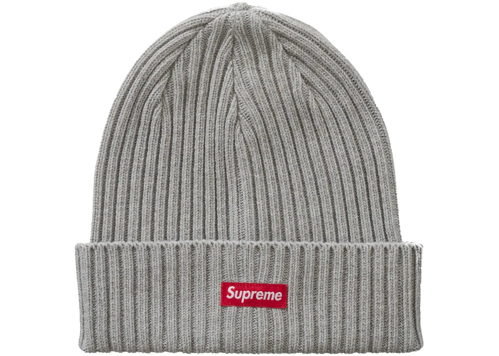Supreme Overdyed Beanie (SS26) Heather Grey