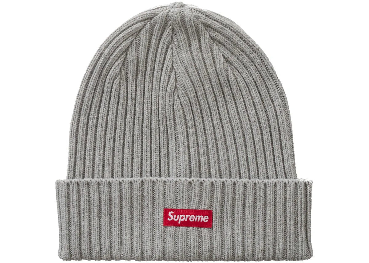 Supreme Overdyed Beanie (SS26) Heather Grey