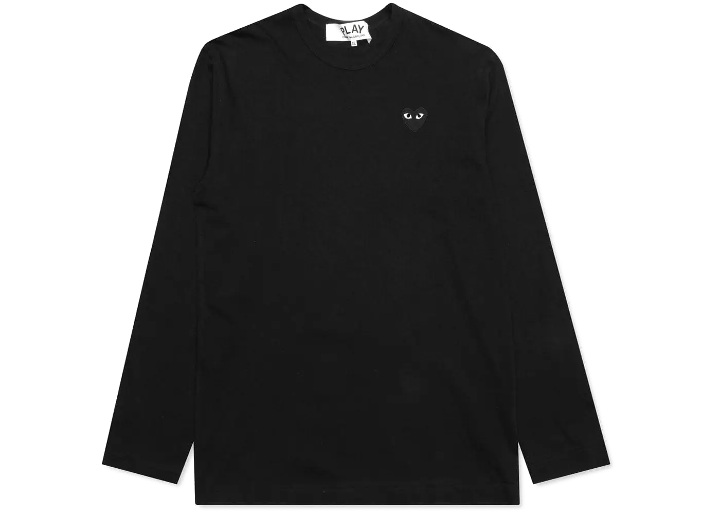 Comme des Garcons Play Black Emblem L/S T-shirt Black