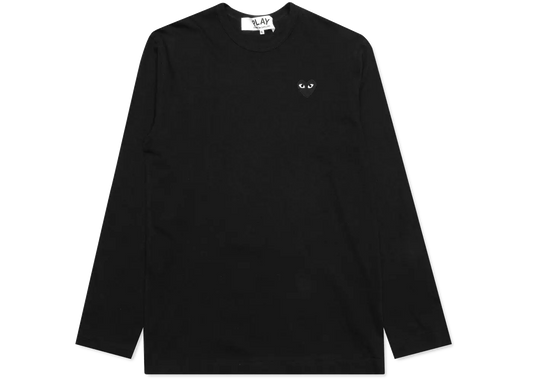 Comme des Garcons Play Black Emblem L/S T-shirt Black