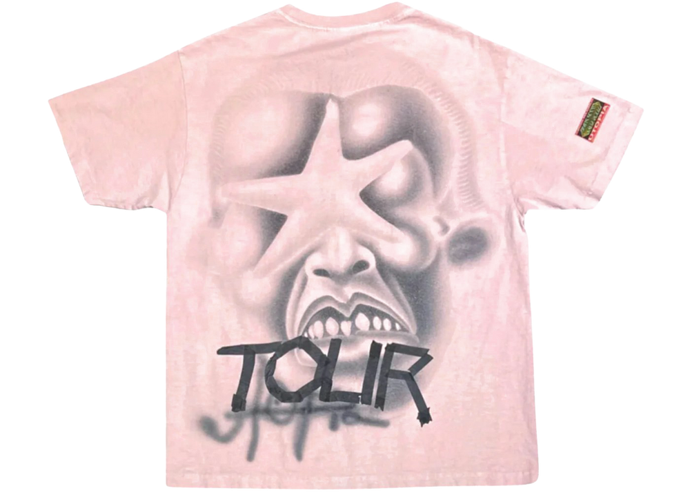 Travis Scott Utopia Circus Maximus Pink Star Tee Pink