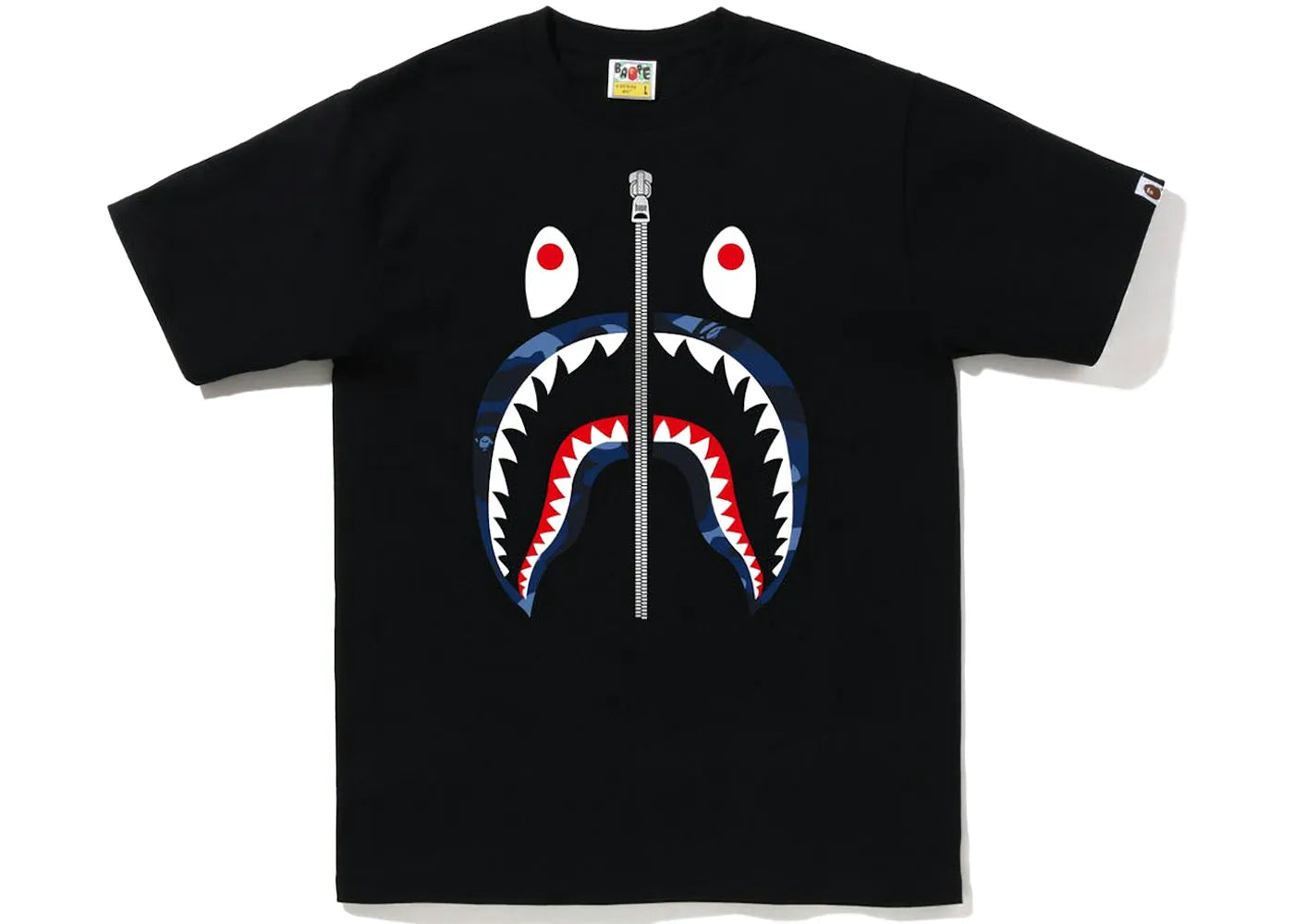 BAPE Color Camo Shark Tee (FW22) Black Blue
