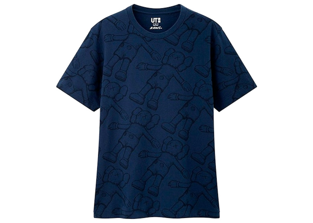 KAWS x Uniqlo All Over Holiday Print Tee (US Sizing) Blue