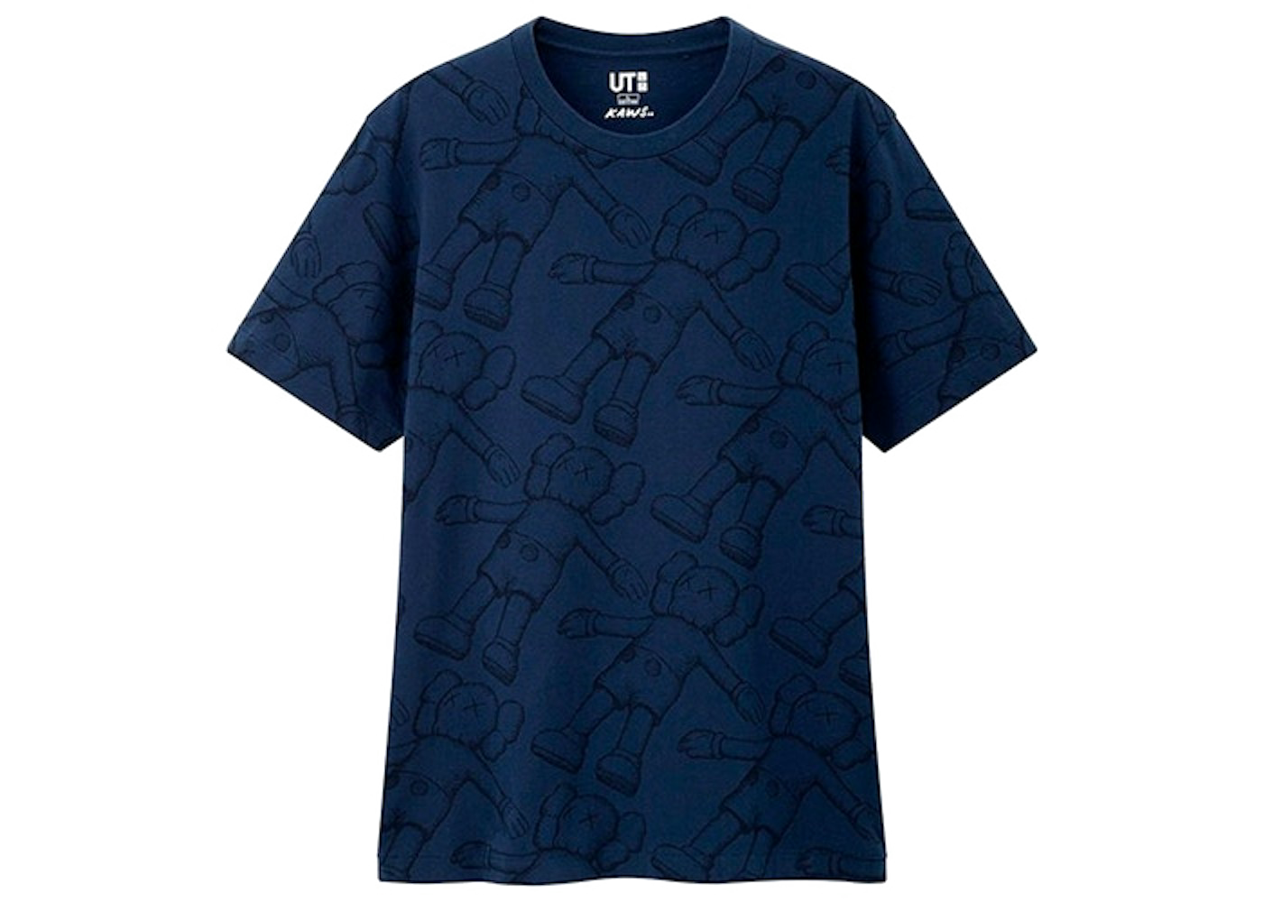 KAWS x Uniqlo All Over Holiday Print Tee (US Sizing) Blue