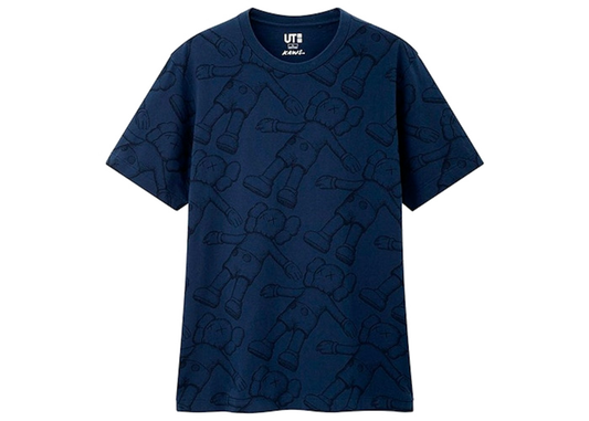 KAWS x Uniqlo All Over Holiday Print Tee (US Sizing) Blue