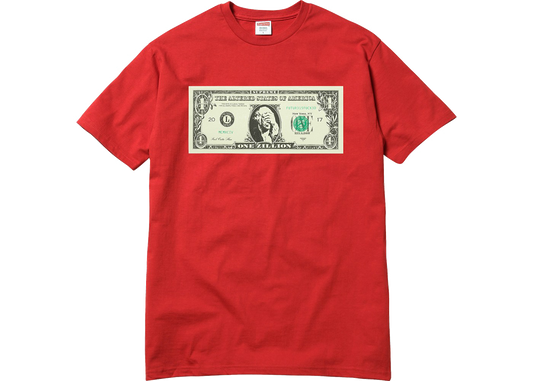 Supreme Dollar Tee Red