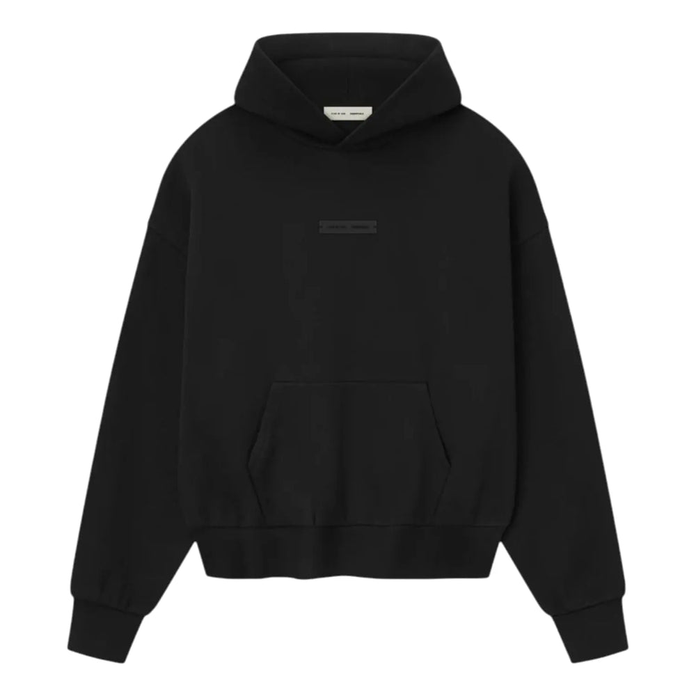 Fear of God Essentials Classic Fleece Hoodie Jet Black
