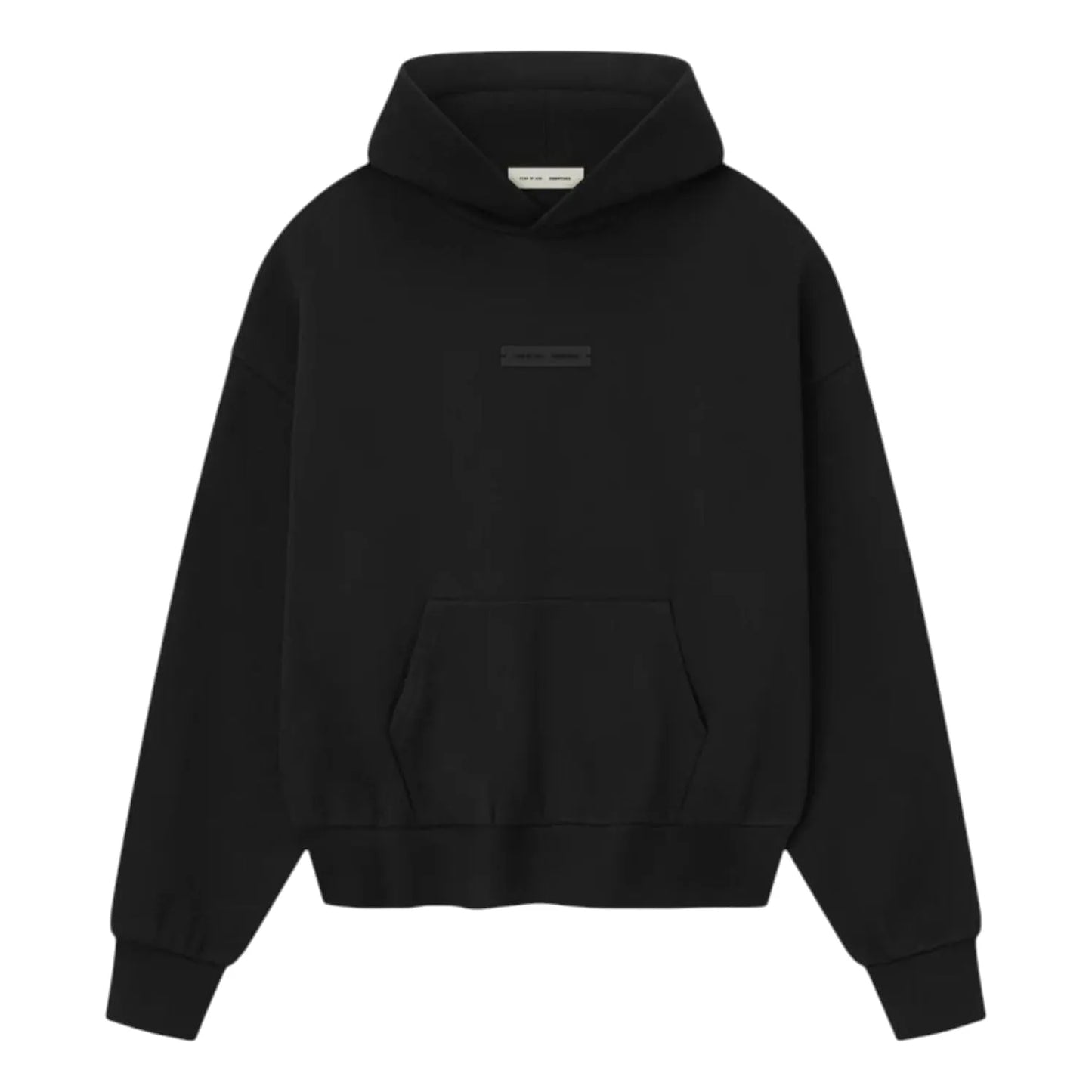 Fear of God Essentials Classic Fleece Hoodie Jet Black