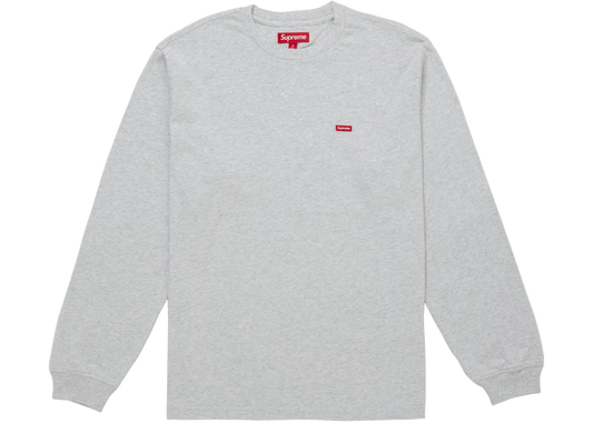 Supreme Small Box L/S Tee (FW25) Heather Grey