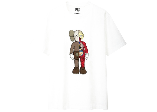 KAWS x Uniqlo Flayed Tee (US Sizing) White