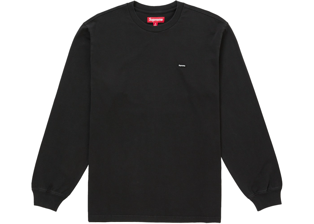Supreme Small Box L/S Tee (FW25) Black
