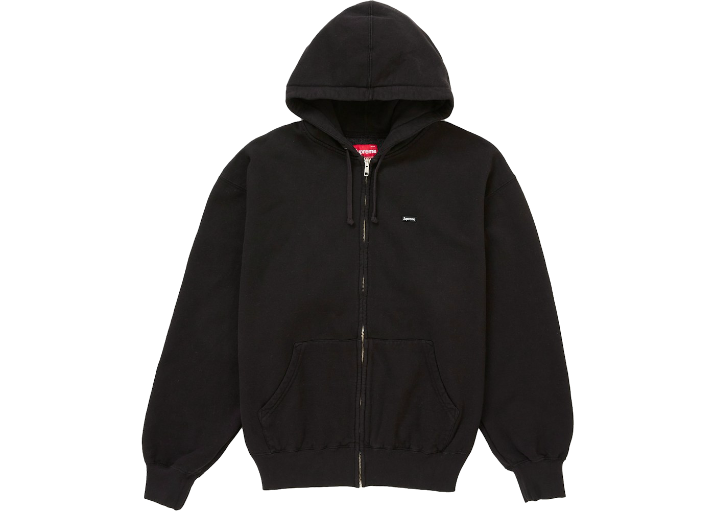 Supreme Small Box Zip Up Hooded Sweatshirt (FW25) Black