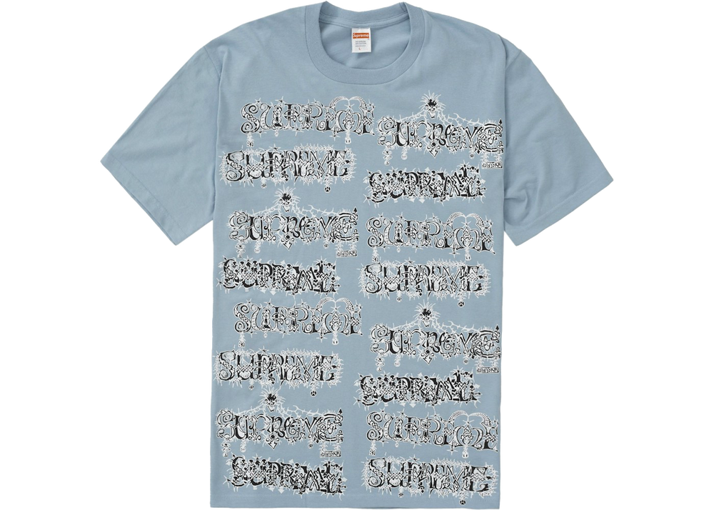 Supreme Wombat Tee Dusty Blue