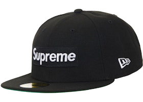 Supreme FDNY Box Logo New Era 59Fifty Fitted Cap Black