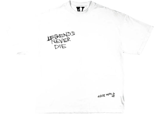 Juice Wrld x Vlone Legends Never Die T-Shirt White