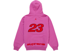 Supreme Jordan Hooded Sweatshirt (SS26) Pink
