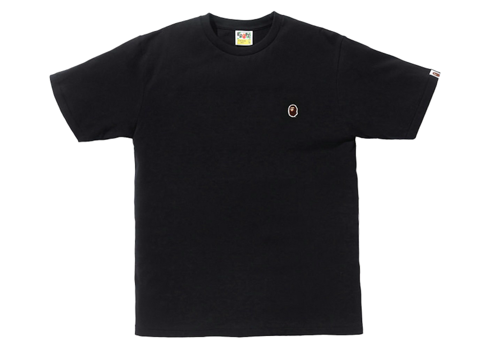 BAPE Ape Head One Point Tee Black
