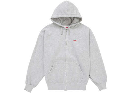 Supreme Small Box Zip Up Hooded Sweatshirt (FW25) Heather Grey