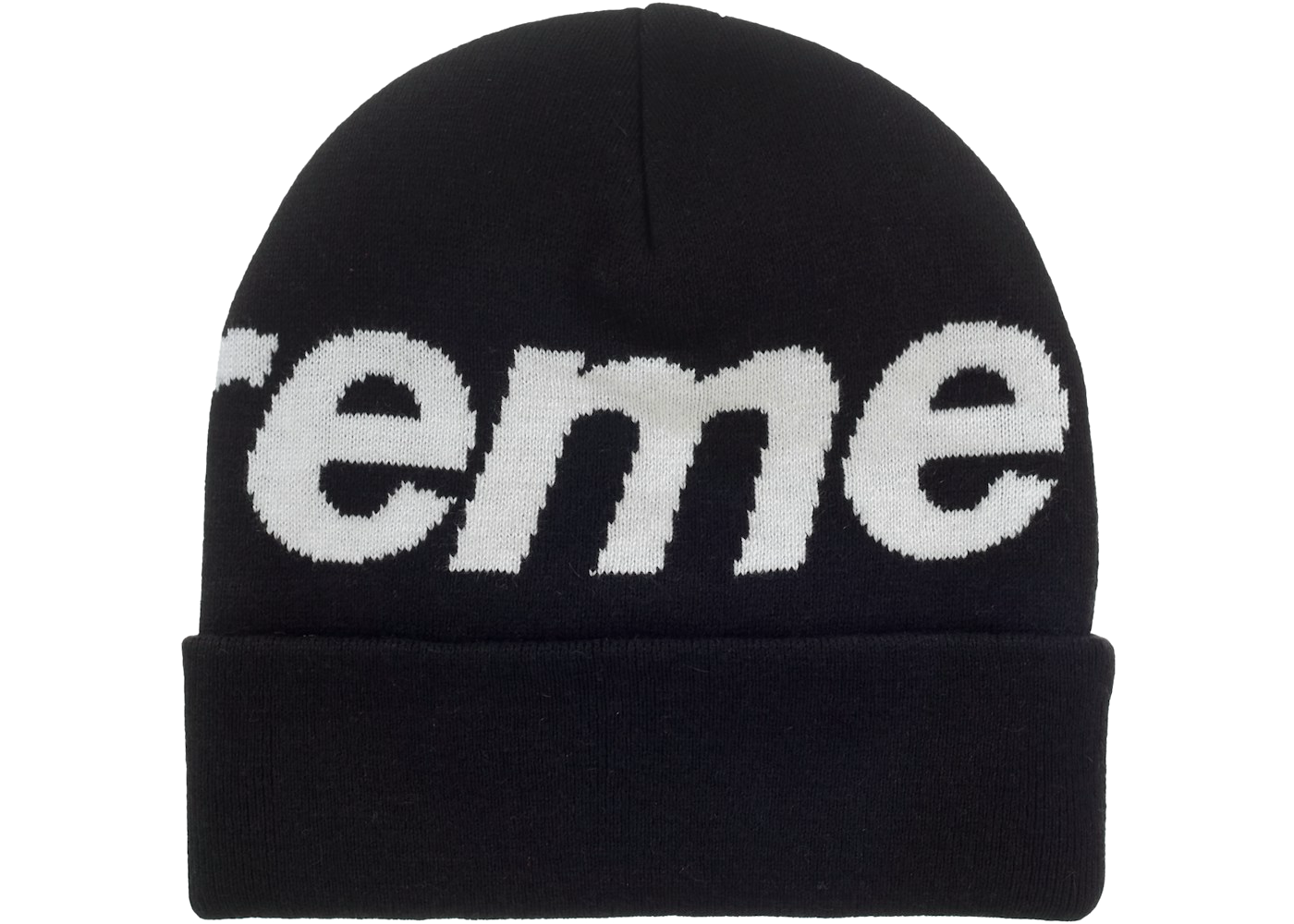 Supreme Big Logo Beanie (FW25) Black