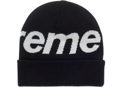 Supreme Big Logo Beanie (FW25) Black