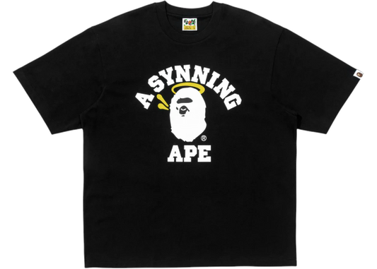 BAPE x Spotify x Central Cee College Relaxed Fit Tee Black