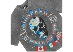 Godspeed Planet Futbol T-shirt Grey