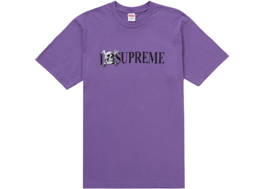 Supreme Skull Tee Purple