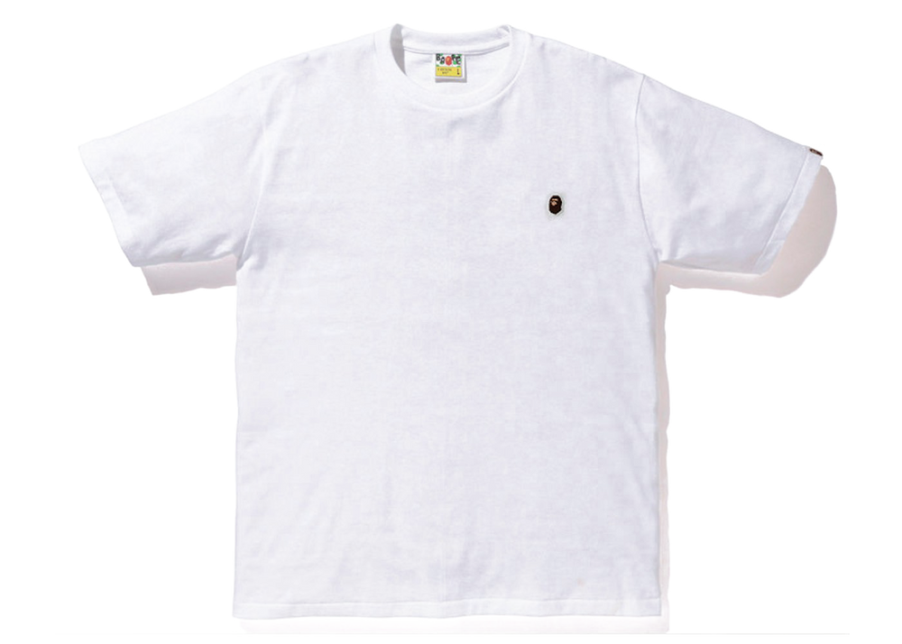 BAPE Ape Head One Point Tee White