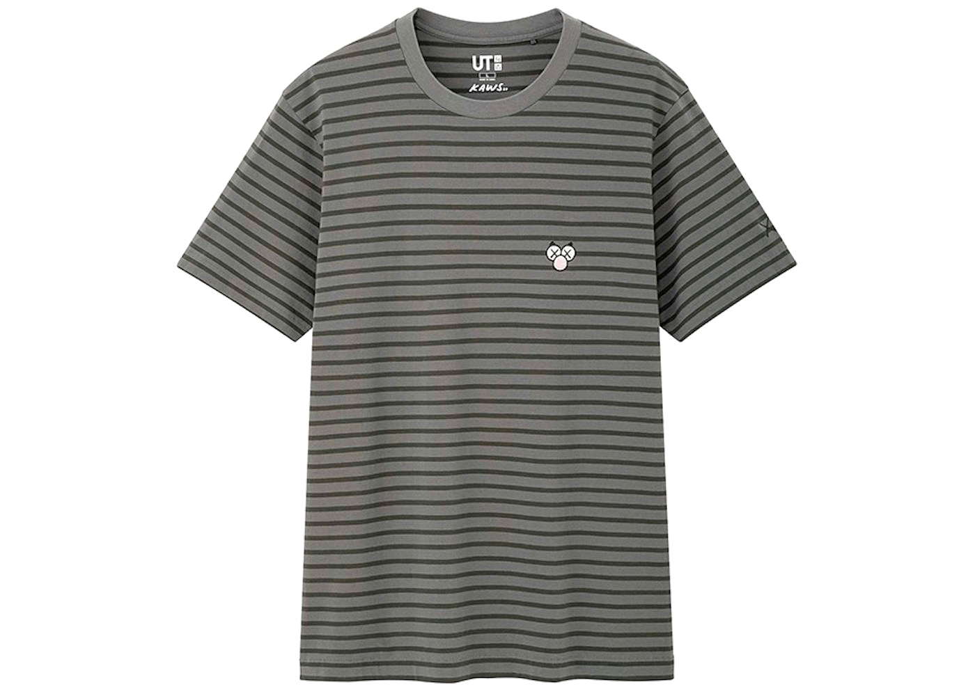 KAWS x Uniqlo BFF Striped Tee (US Sizing) Dark Grey