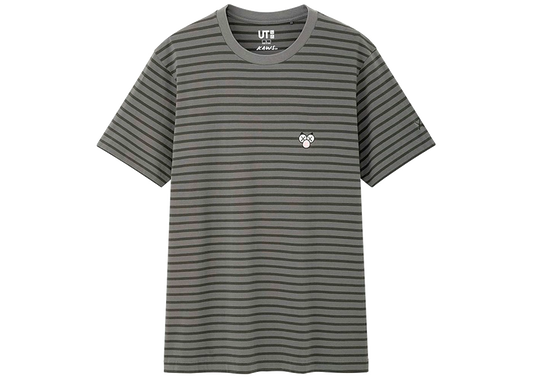KAWS x Uniqlo BFF Striped Tee (US Sizing) Dark Grey