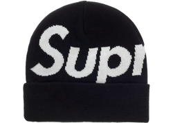 Supreme Big Logo Beanie (FW25) Black