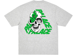 Palace P3 Skull T-shirt Grey Marl