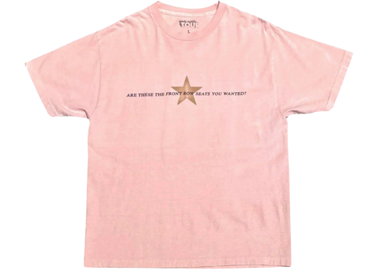 Travis Scott Utopia Circus Maximus Pink Star Tee Pink