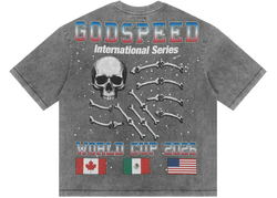 Godspeed Planet Futbol T-shirt Grey