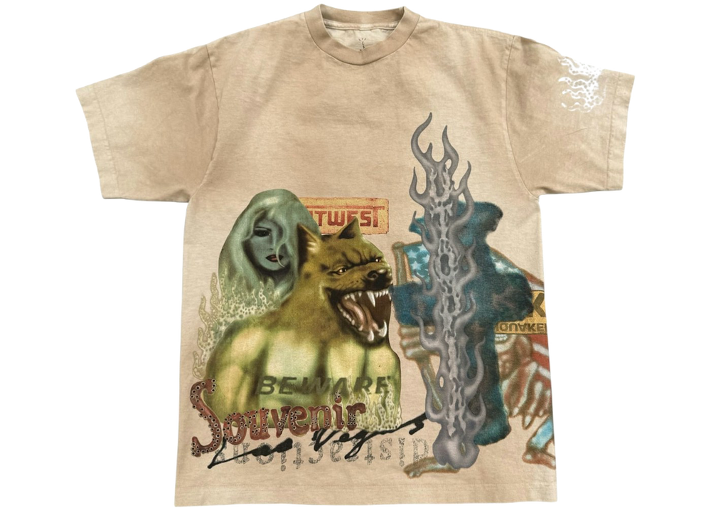 Travis Scott Bazaar Souvenir Tee Brown