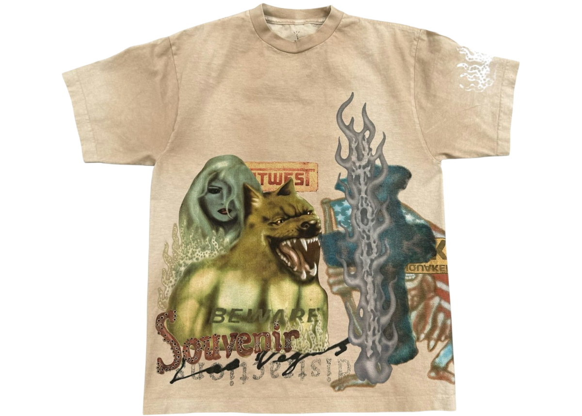 Travis Scott Bazaar Souvenir Tee Brown
