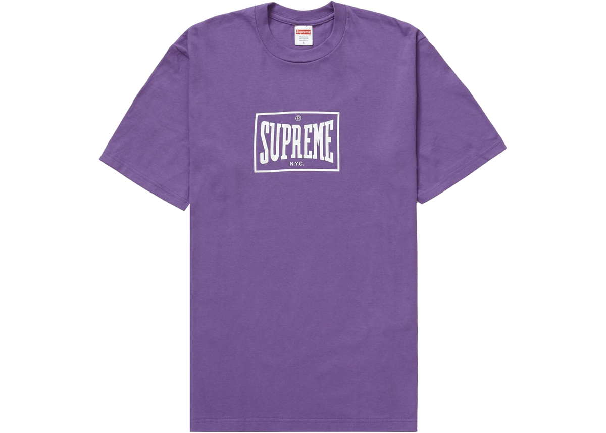 Supreme Warm Up Tee Purple