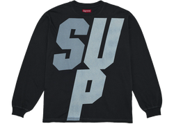 Supreme Reflective L/S Top Black