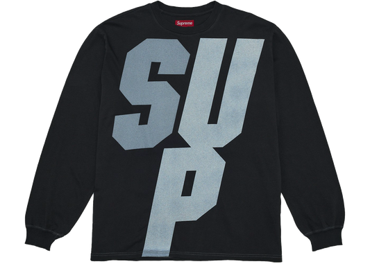 Supreme Reflective L/S Top Black