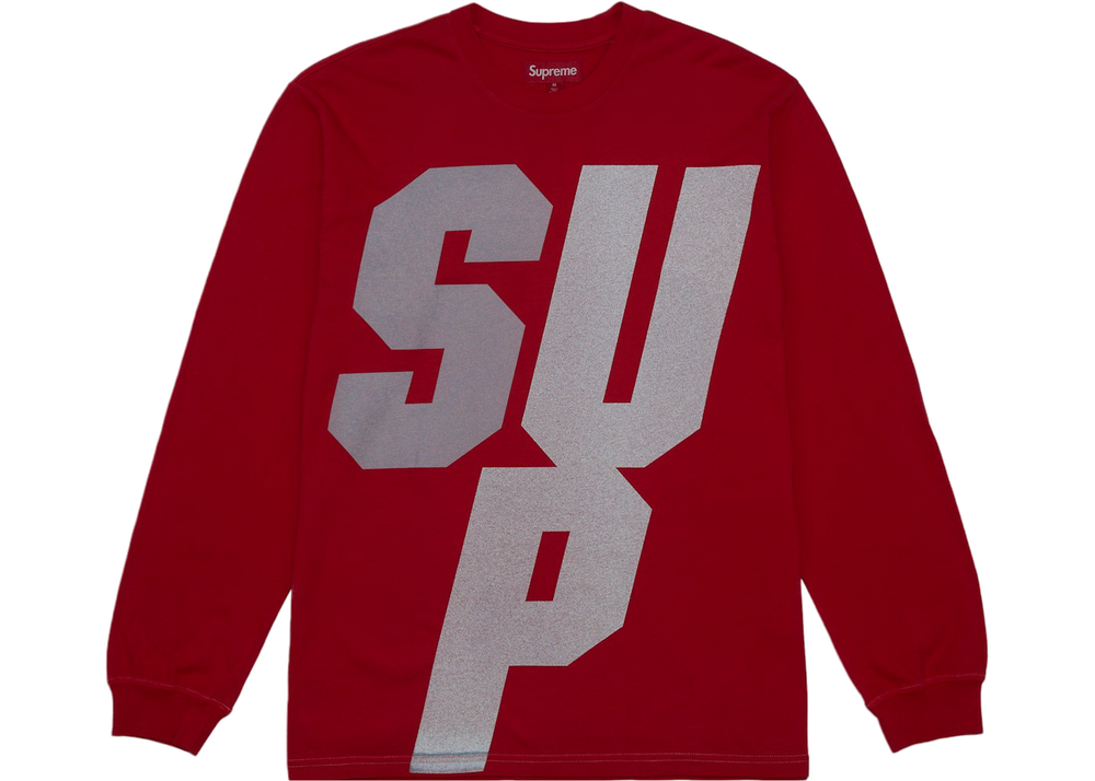 Supreme Reflective L/S Top Red