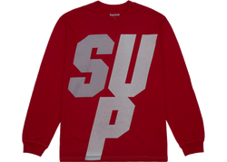 Supreme Reflective L/S Top Red